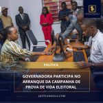 GOVERNADORA PARTICIPA NO ARRANQUE DA CAMPANHA DE PROVA DE VIDA ELEITORAL
