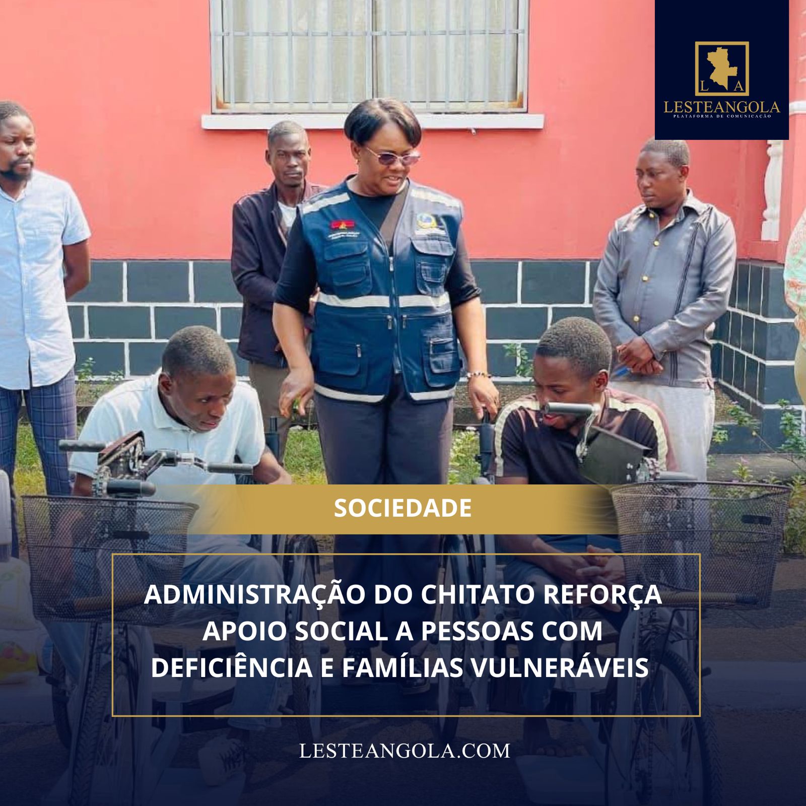 ADMINISTRAÇÃO DO CHITATO REFORÇA APOIO SOCIAL A PESSOAS COM DEFICIÊNCIA E FAMÍLIAS VULNERÁVEIS