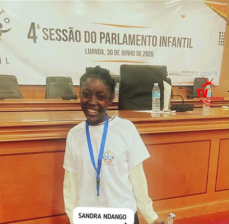 SANDRA NDANGO ELEITA PRIMEIRA SECRETÁRIA NACIONAL DO PARLAMENTO INFANTIL
